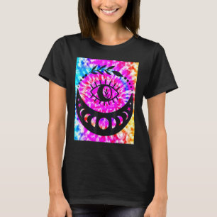 Yoga Namaste Mond Bind Sterben Buddha Auge T-Shirt