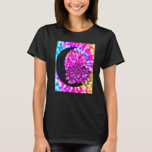 Yoga Namaste Mond Tie Die Buddha 2 T-Shirt