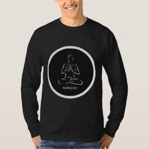 Yoga Namaste Ruhe Weiß T-Shirt