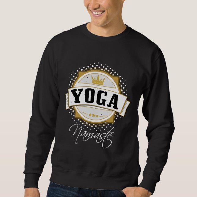 Yoga namaste sweatshirt (Vorderseite)