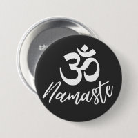 Yoga - Namaste und OM Sanskrit-Symbol