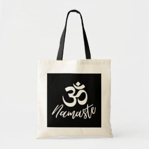 Yoga - Namaste und OM Sanskrit-Symbol Tragetasche
