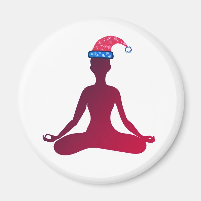 Yoga New Year Magnet (Vorne)