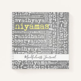 Yoga Niyamas Mindfulness Journal Notizbuch