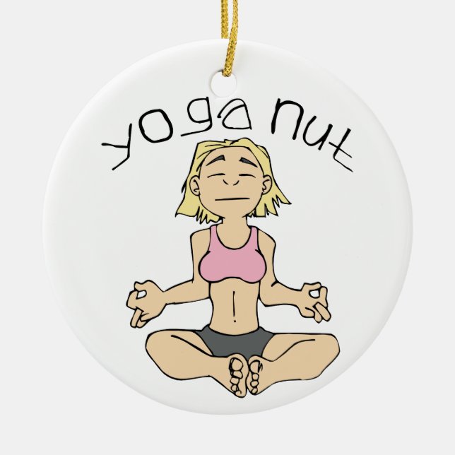 Yoga Nut Yogi Ornament (Vorne)