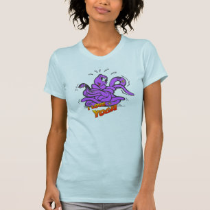 Yoga Octopus in einem bekannten Apparel-Frauen-T - T-Shirt
