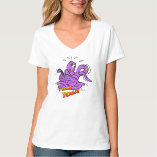 Yoga Octopus in einem T - Shirt mit bekannten Frau