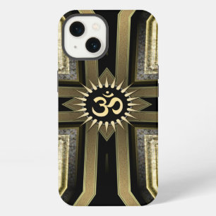 Yoga OM Black Gold Sunshine Galaxy S5 Hülle iPhone 13 Hülle