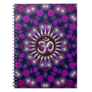 Yoga Om Lila Healing Energy Notebook Notizblock
