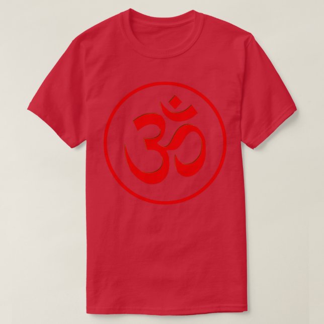 Yoga Om Om Symbol T-Shirt (Design vorne)