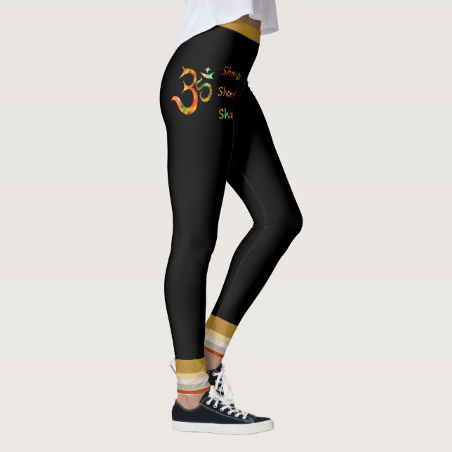 Yoga  Om Shanti Leggings (Rechts)