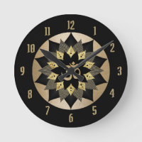 Yoga Om Symbol Black & Gold Lotus Blume Mandala