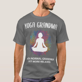 Yoga Oma Großmutter Funny Sprichwort Geschenk T-Shirt