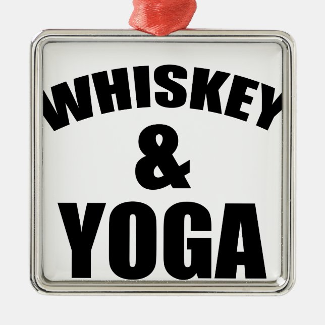 Yoga Ornament Aus Metall (Vorne)