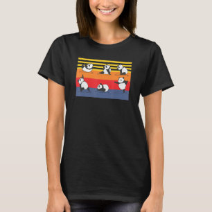 Yoga Panda Bear Zoo Tiertraining T-Shirt