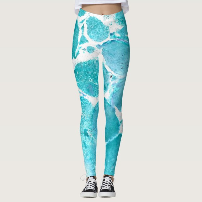 Yoga Pants an der Küste Leggings (Vorderseite)