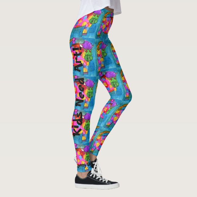 Yoga Pants ist ein KÜNSTLER Custom Leggings (Rechts)