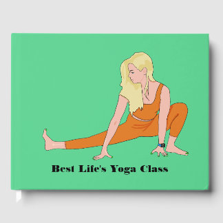 Yoga, Party Guest Book Yoga Girl HealthLifestyle Gästebuch