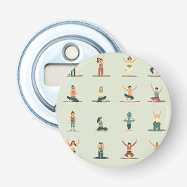 Yoga, Pilates, thematisch Flaschenöffner