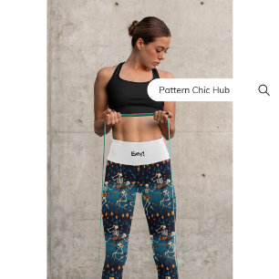 Yoga Pilates trainiert stilvolle Fun Workout Pants Capri Leggings