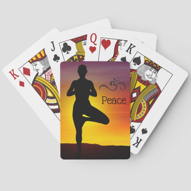 Yoga Playing Cards Spielkarten (Rückseite)