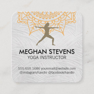 Yoga Posa Instructor Gesundheit Terminkarte