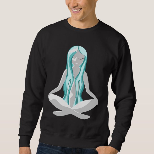 Yoga-Pose 61 Sweatshirt (Vorderseite)