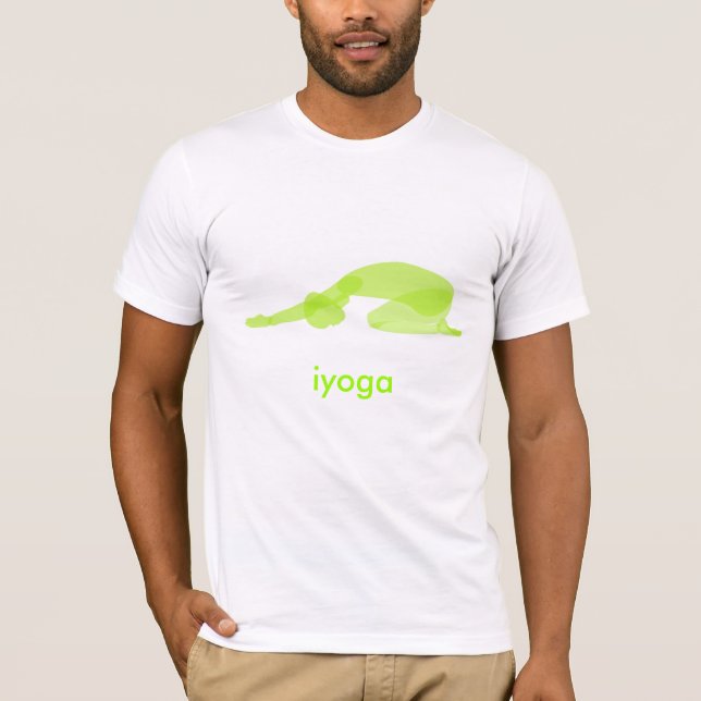 Yoga-Pose, abwärts Pose T-Shirt (Vorderseite)
