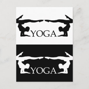 Yoga-Pose - Fortgeschrittene Stufe Postkarte
