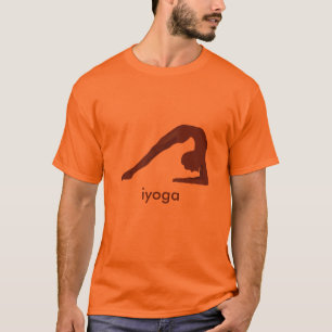 Yoga-Pose für Oranget-Shirt T-Shirt