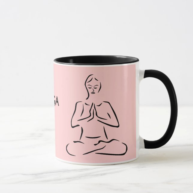 Yoga-Pose-Kaffee-Tasse Tasse (Rechts)
