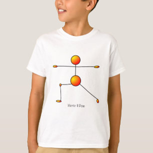 Yoga-Pose - Pose des Krieger-II T-Shirt