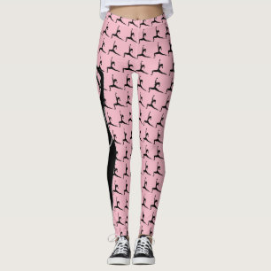 Yoga Pose Silhouette Leggings