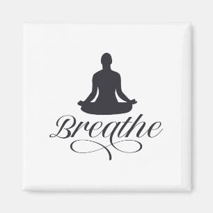 Yoga-Pose-Silhouette Magnet