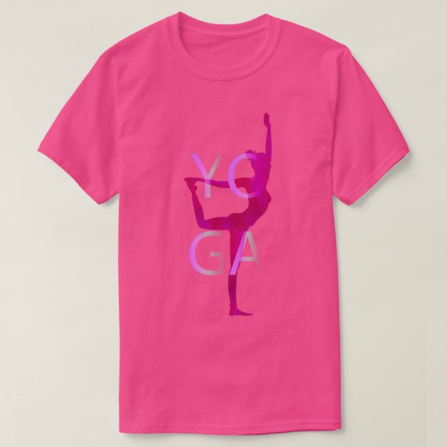 Yoga-Pose T-Shirt (Design vorne)