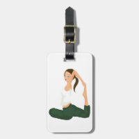 Yoga-Pose-weiblicher Yoga-Praktiker personalisiert