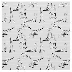 Yoga-Posemuster Stoff