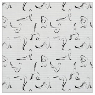 Yoga-Posemuster Stoff