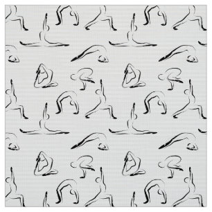 Yoga-Posemuster Stoff
