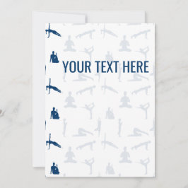 Yoga Posen Ankündigung von Asanas