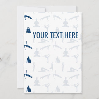 Yoga Posen Ankündigung von Asanas