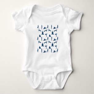 Yoga-Posen Baby Strampler