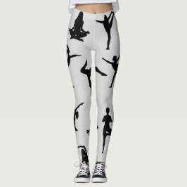 YOGA-POSEN (GRAU)-LEGGINGS LEGGINGS