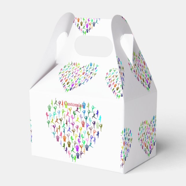 Yoga-Posen Herz Thunder_Cove Geschenkschachtel (Vorderseite)