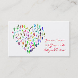 Yoga-Posen Herz Thunder_Cove Visitenkarte