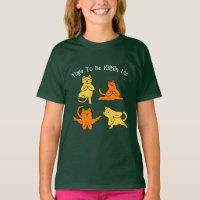 Yoga Posen Katzenjacke T-Shirt, Cool Yoga Kat Spaß