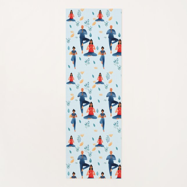 Yoga-Posen, Meditation, New Age-Kunst  Yogamatte (Vorderseite)