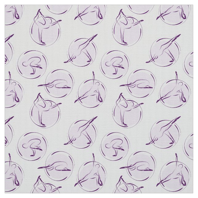 Yoga-Posen-Muster Stoff (Muster)