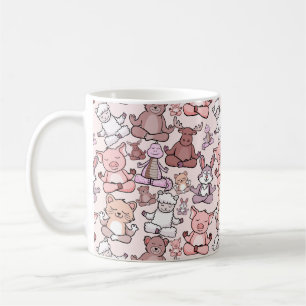 Yoga-Posen-Muster Yoga-Nahtlose Muster 48 Kaffeetasse