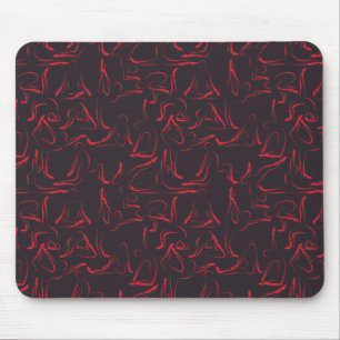 Yoga-Posen-Muster Yoga-nahtloses Muster 12 Mousepad
